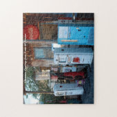 Route 66 Gasstation Arizona.kerstgroeten Legpuzzel (Verticaal)