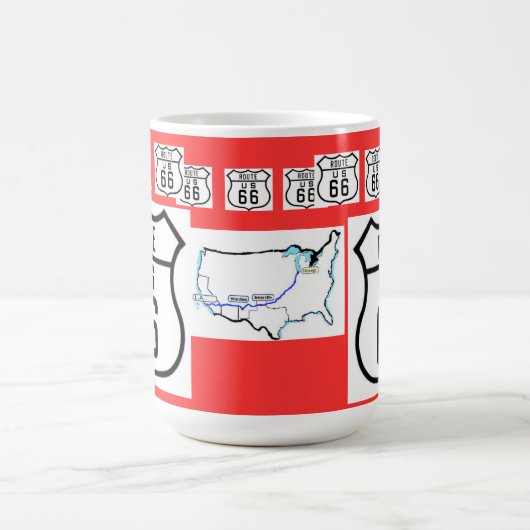 Route 66 gebarenteksten mok (Center)