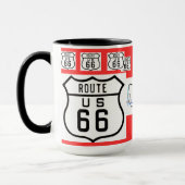 Route 66  gebarenteksten mok (Links)