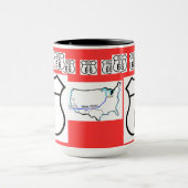 Route 66  gebarenteksten mok (Midden)