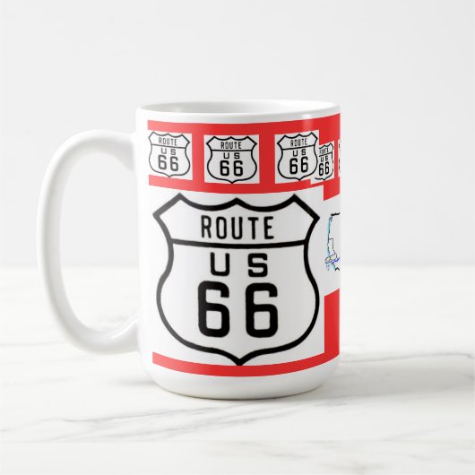Route 66 gebarenteksten mok (Links)