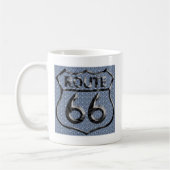 Route 66 gehamerd metaal koffiemok (Links)