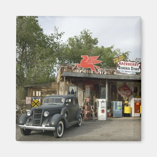Route 66 General Store & Gas Station Magneet (Voorkant)