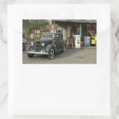 Route 66 General Store & Gas Station Rechthoekige Sticker (Tas)