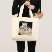 route 66 giften grote tote bag (Voorkant (product))