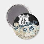 route 66 giften magneet (Voorkant / Achterkant)