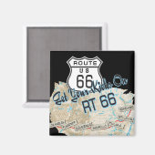 route 66 giften magneet (Voorkant / Achterkant)