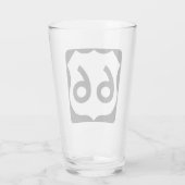 Route 66 glas (Achterkant)