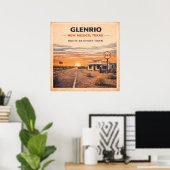 Route 66 Glenrio Geestenstad Erfgoed Poster (Thuiskantoor)