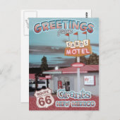 Route 66 Greetings Grants New Mexico Briefkaart (Voorkant / Achterkant)