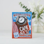 Route 66 Greetings Los Angeles California Briefkaa Briefkaart (Staand voorkant)