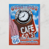 Route 66 Greetings Los Angeles California Briefkaa Briefkaart (Voorkant)