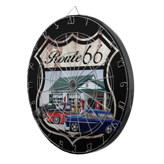 Route 66 Groep Dartbord (Voorkant Rechts)