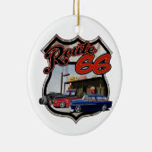 Route 66 Groep Keramisch Ornament (Rechts)