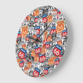 Route 66 grote klok (Hoek)