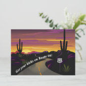 Route 66 Haal uw Kikkeruitvindingen in huis Kaart (Staand voorkant)