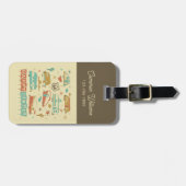 Route 66 Happy Camper Bagagelabel (Voorkant horizontaal)