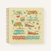 Route 66 Happy Camper Notitieboek (Voorkant)