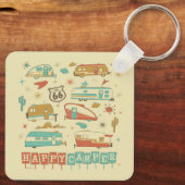 Route 66 Happy Camper Sleutelhanger (Achterkant)