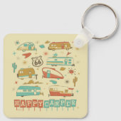 Route 66 Happy Camper Sleutelhanger (Achterkant)