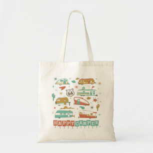 Route 66 Happy Camper Tote Bag