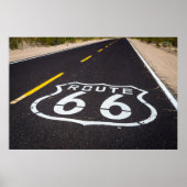 Route 66 Highway marker, Arizona Poster (Voorkant)