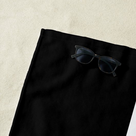 Route 66 Highway Sign aangepaste grappige strand h Strandlaken (In situ)