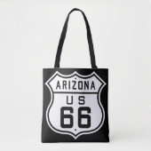 Route 66 Highway Sign Canvas tas (Voorkant)