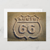 Route 66 historisch teken, Arizona Briefkaart (Voorkant / Achterkant)