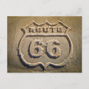 Route 66 historisch teken, Arizona Briefkaart