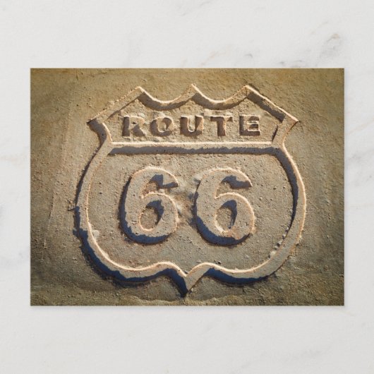 Route 66 historisch teken, Arizona Briefkaart (Voorkant)