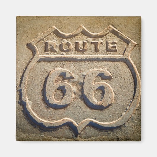 Route 66 historische signalisatie, Arizona Magneet (Voorkant)