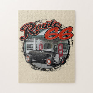 Route 66 Hot Rod Legpuzzel