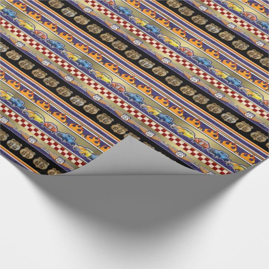 Route 66 Hot Rods - SRF Cadeaupapier (Hoek)