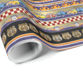 Route 66 Hot Rods - SRF Cadeaupapier (Rol Hoek)