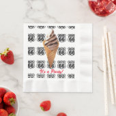 Route 66 ice cream napkin servet (Insitu)