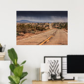 Route 66 in de woestijn poster (Thuiskantoor)