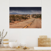 Route 66 in de woestijn poster (Keuken)