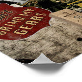 Route 66 Jazz Speakeasy Motorcycle Poster (Hoek)