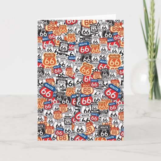 Route 66 kaart (Voorkant)