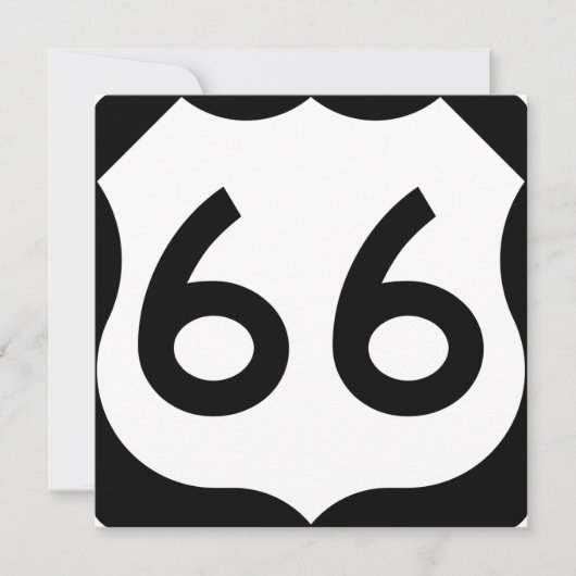 Route 66 kaart (Voorkant)