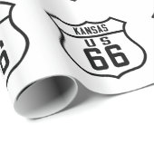 Route 66 - Kansas Cadeaupapier (Rol Hoek)