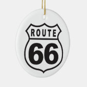 Route 66 keramisch ornament (Rechts)