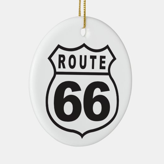 Route 66 keramisch ornament (Rechts)