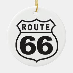 Route 66 keramisch ornament