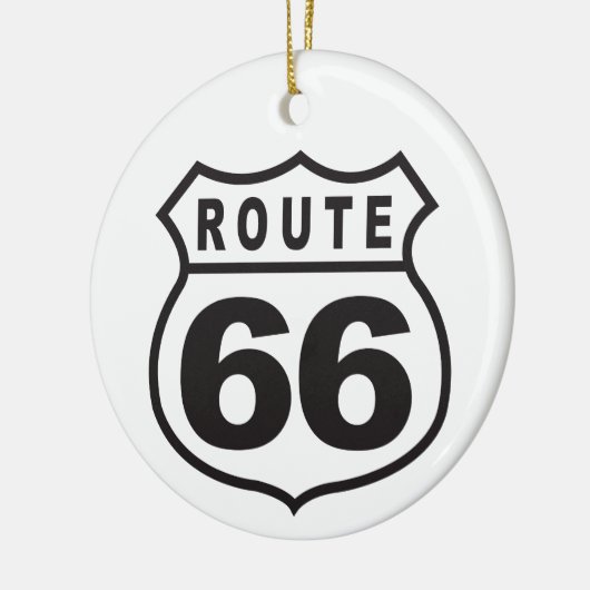 Route 66 keramisch ornament (Links)