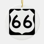Route 66 keramisch ornament (Voorkant)