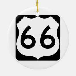 Route 66 keramisch ornament