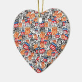 Route 66 keramisch ornament (Links)