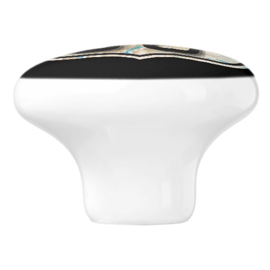 Route 66 Keramische Knob Keramische Knop (Zijkant)